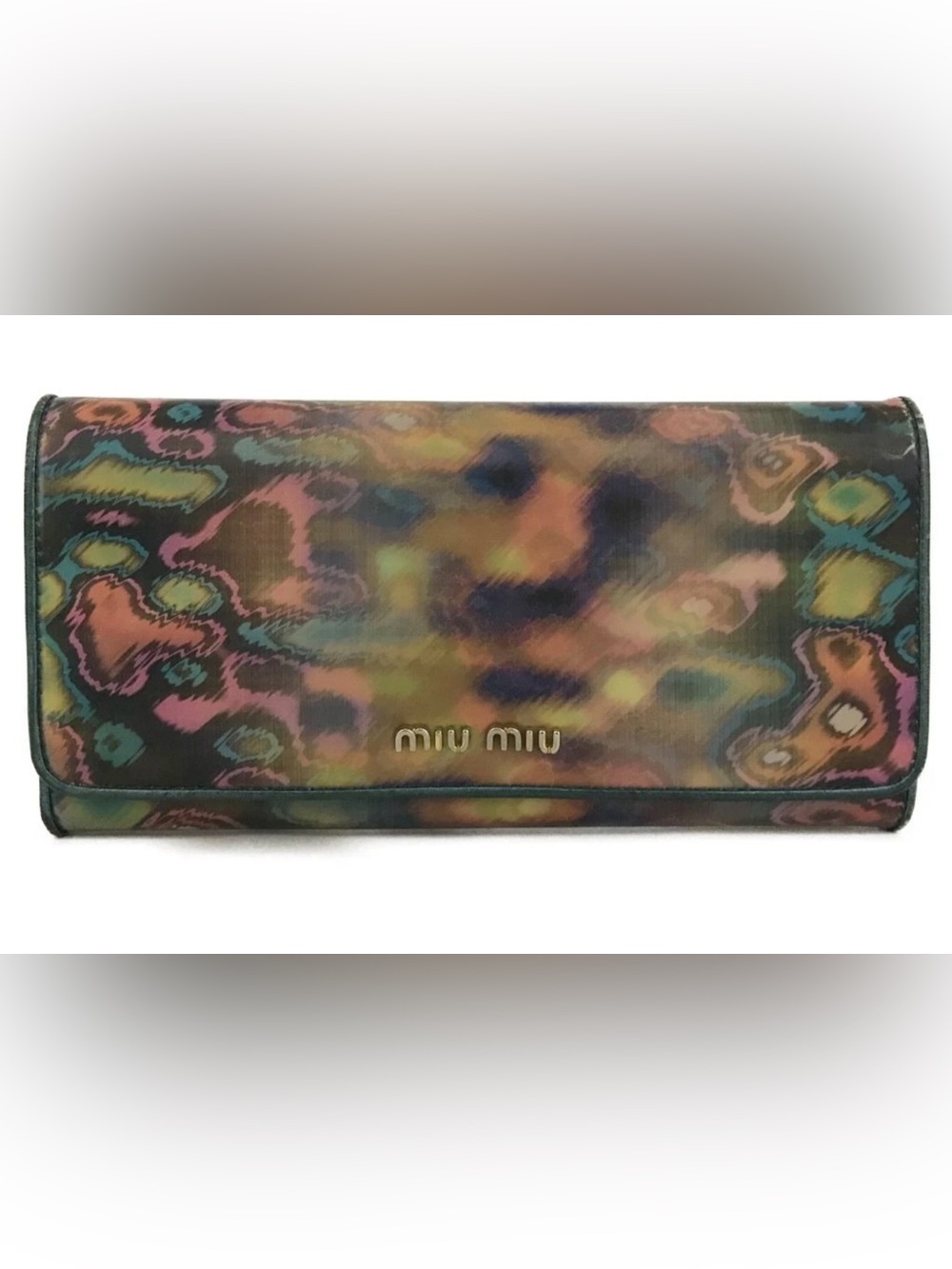 ULTRA RARE MIU MIU PSYCHEDELIC LONG WALLET